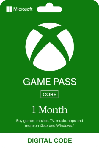 Xbox Game Pass Core 1 Month Membership US Digital Code