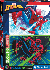 Clementoni Glowing Spider Man Puzzle (Glows in the Dark) (104pc)