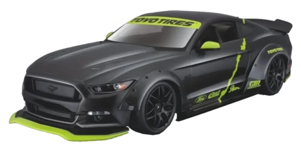 Maisto 2015 Ford Mustang GT (1:18) - Diecast Muscle Edition - Grey