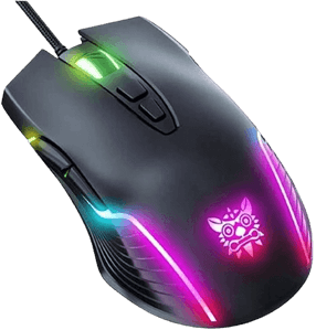 أونيكوما ماوس جيمنج CW905 بإضاءة أر جي بي - أسود