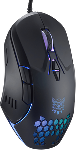 Onikuma CW902 Wired RGB Gaming Mouse - Black