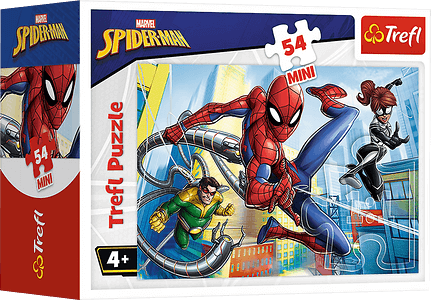 Trefl Marvel Spider Man World Mini Puzzle - 54 Pcs