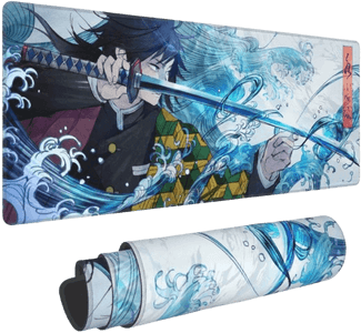 Anime: Demon Slayer RGB Gaming Mouse Pad - Large
