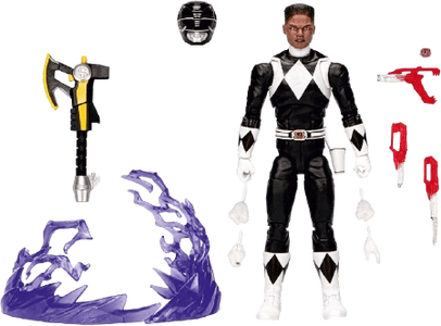 Hasbro Power Rangers - Mighty Morphin Black Ranger - 6-Inch Action Figure
