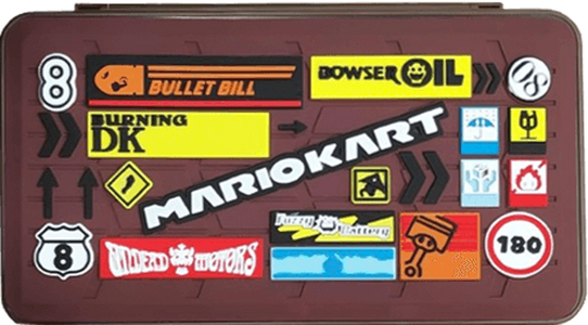 حافظة حاملة كروت ألعاب نينتندو سويتش على شكل ماريو كارت - 24 خانة