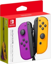 Nintendo Switch  Joy-Con Neon Purple - Neon Orange 