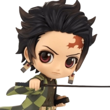 Banpresto Bandai  Q Posket Petit Demon Slayer: Tanjiro Kamado Action Figure - 2.75 Inch  for sale in Emirates from Games2all