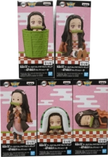 Banpresto Demon Slayer World Collectable Nezuko Kamado Collection (5 Action Figures)  for sale in Emirates from Games2all