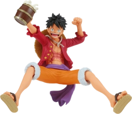 Banpresto One Piece It'S A Banquet!! - Monkey D.Luffy Action Figure - 3.5