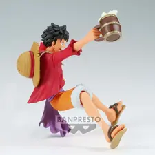Banpresto One Piece It'S A Banquet!! - Monkey D.Luffy Action Figure - 3.5