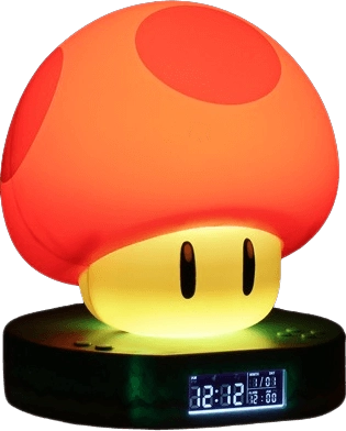 Paladone Super Mario Mushroom Digital Alarm Clock with Light  for sale in Emirates from Games2all