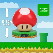 Paladone Super Mario Mushroom Digital Alarm Clock with Light  for sale in Emirates from Games2all