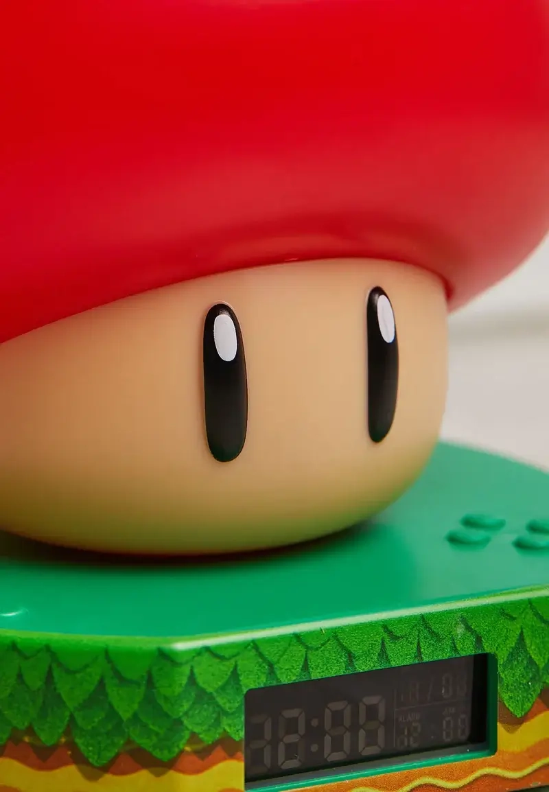 Paladone Super Mario Mushroom Digital Alarm Clock with Light  for sale in Emirates from Games2all