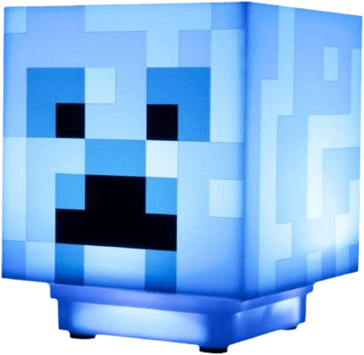 Paladone Minecraft Charged Creeper Light Lamp with Sound - Blue