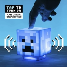 Paladone Minecraft Charged Creeper Light Lamp with Sound - Blue