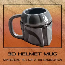 Paladone Star Wars Mandalorian Helmet Oversized Ceramic Cup Mug