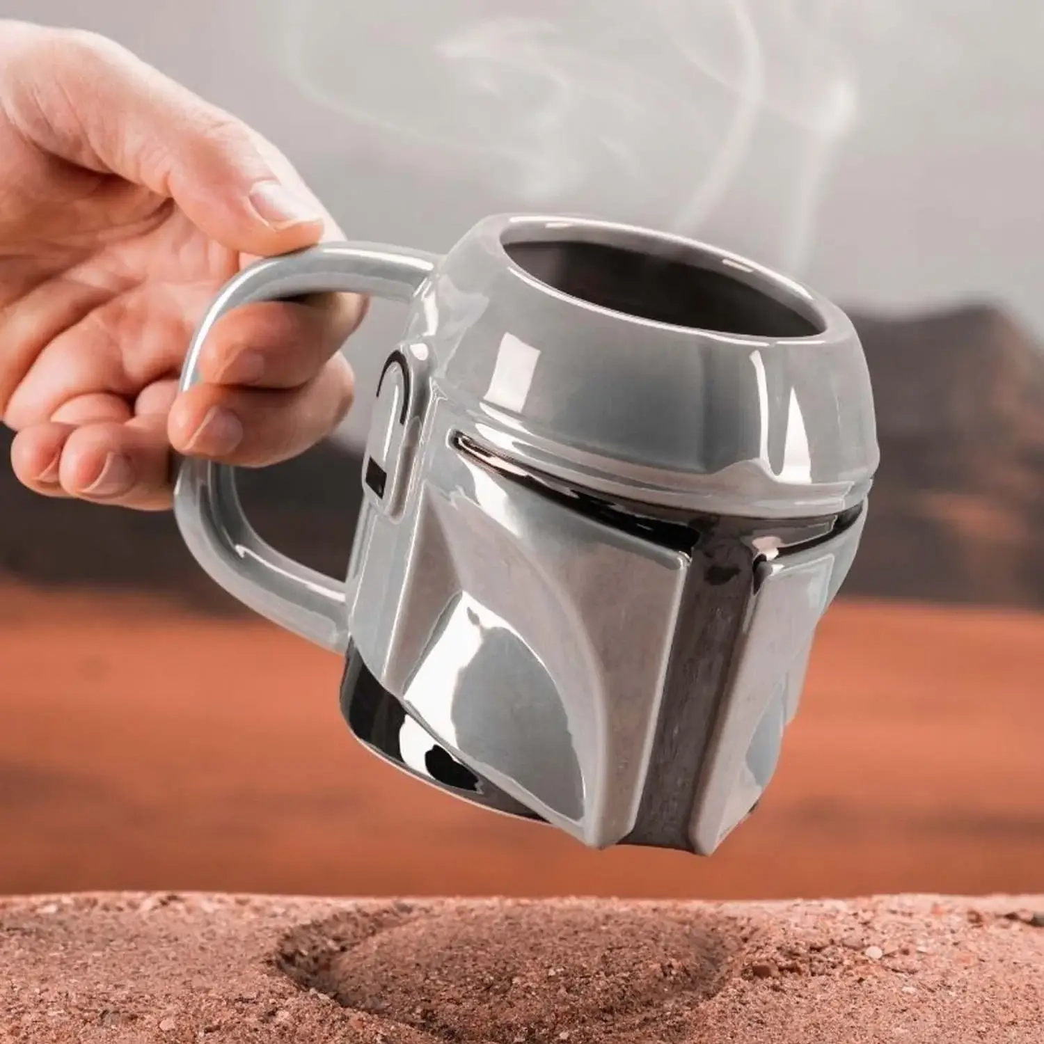 Paladone Star Wars Mandalorian Helmet Oversized Ceramic Cup Mug  for sale in Emirates from Games2all