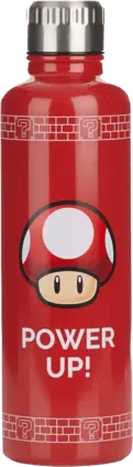 Paladone Super Mario Big Up Mushroom Water Bottle - 500ml