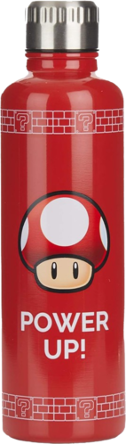 Paladone Super Mario Big Up Mushroom Water Bottle - 500ml