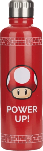 Paladone Super Mario Big Up Mushroom Water Bottle - 500ml