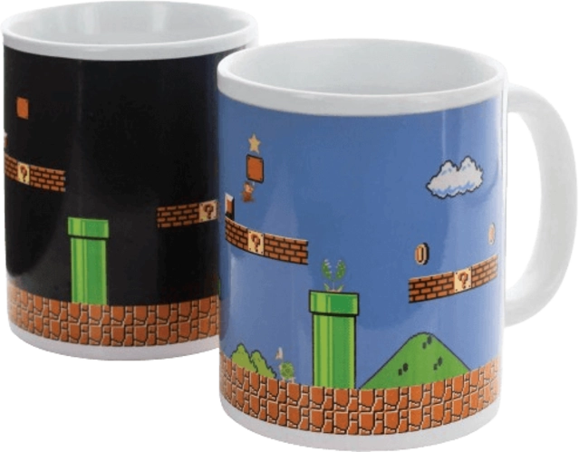 Paladone Super Mario Bros Game Heat Changing Cup Mug