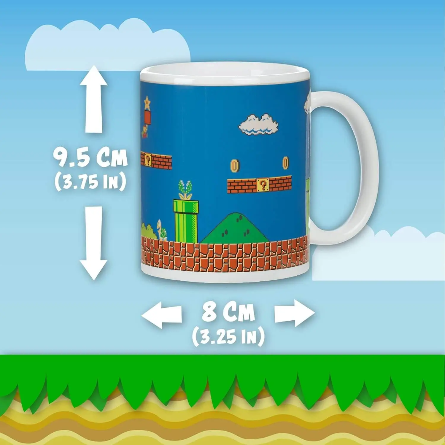 Paladone Super Mario Bros Game Heat Changing Cup Mug  for sale in Emirates from Games2all
