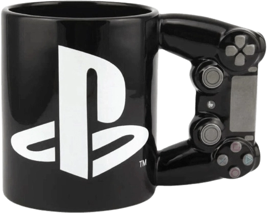 Paladone PlayStation 4th Gen Controller Oversized Mug Cup - Black  for sale in Emirates from Games2all