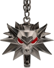 ABYSTYLE The Witcher "Wolf School Emblem" Medal Keychain