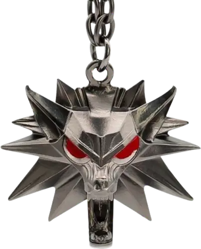 ABYSTYLE The Witcher "Wolf School Emblem" Medal Keychain