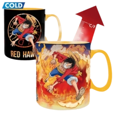 ABYSTYLE One Piece Heat Change Cup Mug with Coaster  for sale in Emirates from Games2all
