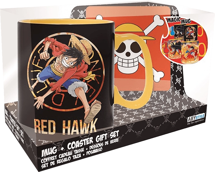 ABYSTYLE One Piece Heat Change Cup Mug with Coaster  for sale in Emirates from Games2all
