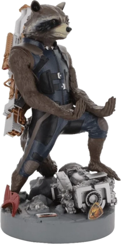 CableGuys Rocket Raccoon Controller and Phone Holder Action Figure - 8"