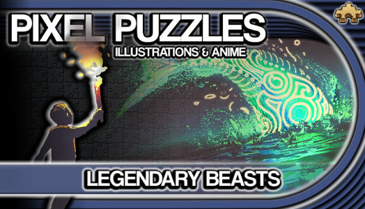 Pixel Puzzles Illustrations & Anime - Jigsaw Pack: Legendary Beasts -  for sale in Emirates from Games2all