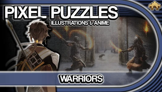 Pixel Puzzles Illustrations & Anime - Jigsaw Pack: Warriors -  للبيع في الإمارات من خلال Games2all