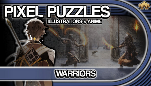Pixel Puzzles Illustrations & Anime - Jigsaw Pack: Warriors -  for sale in Emirates from Games2all