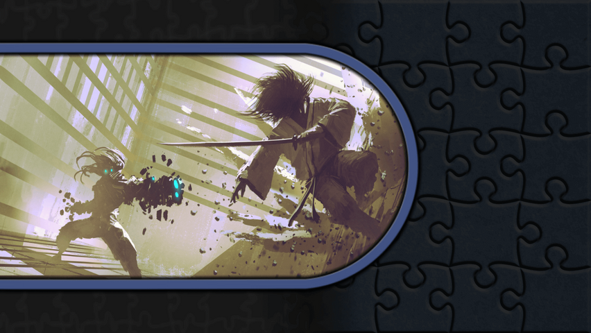 Pixel Puzzles Illustrations & Anime - Jigsaw Pack: Samurai – image 2