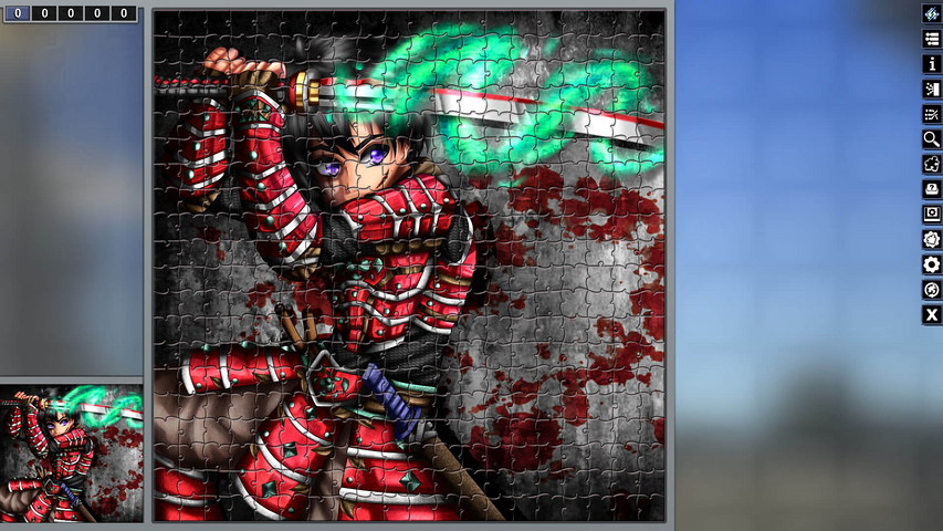Pixel Puzzles Illustrations & Anime - Jigsaw Pack: Samurai – image 6