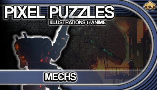 Pixel Puzzles Illustrations & Anime - Jigsaw Pack: Mechs -  للبيع في الإمارات من خلال Games2all