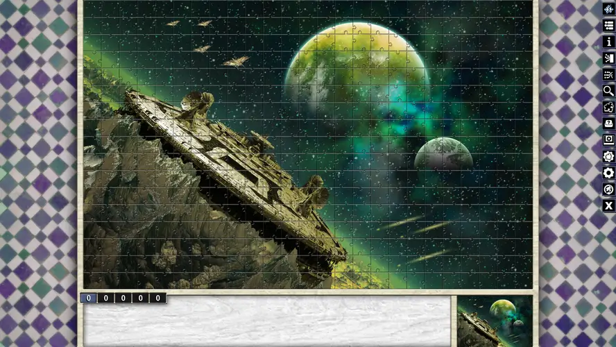 Pixel Puzzles Illustrations & Anime - Jigsaw Pack: Space