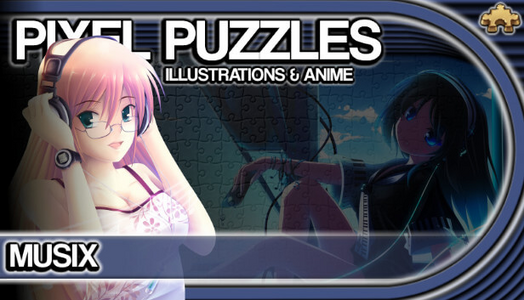 Pixel Puzzles Illustrations & Anime - Jigsaw Pack: Musix -  for sale in Emirates from Games2all