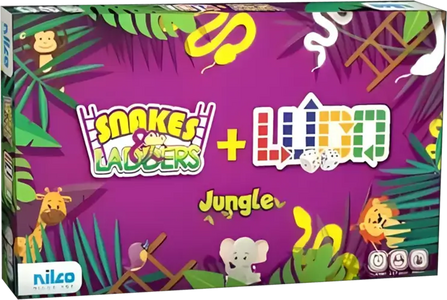 لعبة لودو مع السلم والثعبان جانجل اللوحية من نيلكو