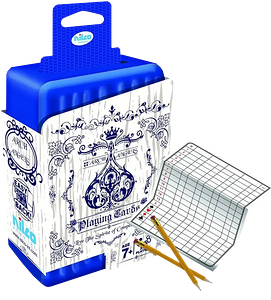 Nilco Plastic Box Golden Playing Cards Game