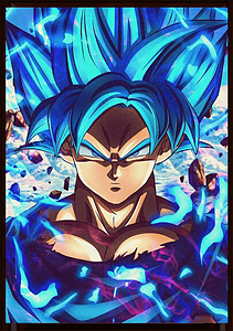 Dragon Ball Saiyan Anime 3D Poster