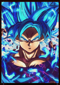 Dragon Ball Saiyan Anime 3D Poster