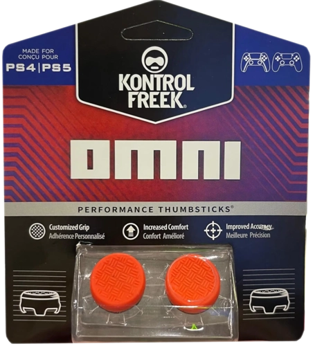 Omni Analog Freek and Grips for PS5 and PS4 - Orange