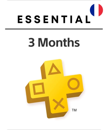 PlayStation Plus Essential Membership Subscription - France - 3 Months