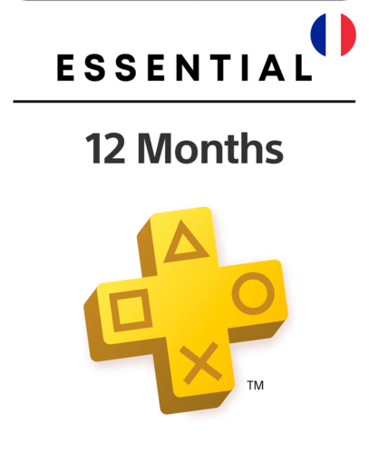 PlayStation Plus Essential Membership Subscription - France - 12 Months