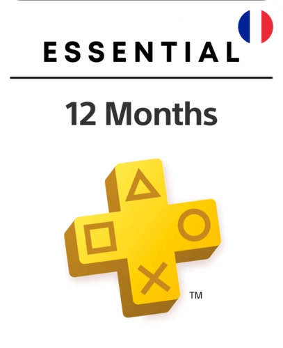 PlayStation Plus Essential Membership Subscription - France - 12 Months