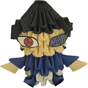Origami Hand Made Anime Naruto Action Figure - Sasuke