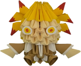 Origami Hand Made Anime Kyojuro Rengoku Demon Slayer - Action Figure